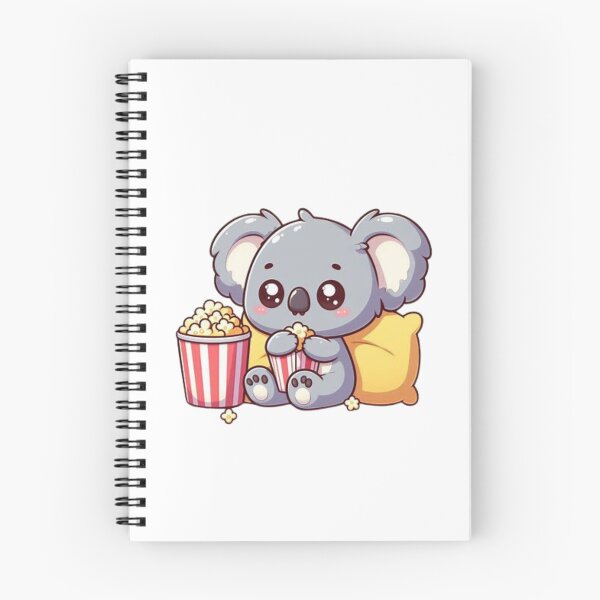 Item preview, koala bear eating popcorn designed and sold by Eternalski.