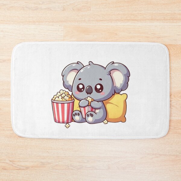 Item preview, koala bear eating popcorn designed and sold by Eternalski.