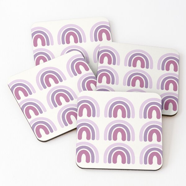 Item preview, Boho Indie Rainbows; Purple, Lilac, Pink, Cream designed and sold by Coral-Cases.