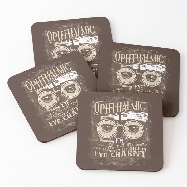 Item preview, ophthalmic technician classic eye chart designed and sold by mood-draftsman.