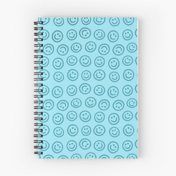 Item preview, duotone teal smiley face all around print  designed and sold by jessicaleah15.