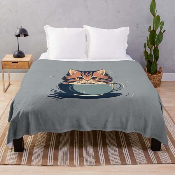 Item preview, Cat in a cup of tea designed and sold by TeeTemptation.