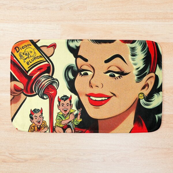 Item preview, Retro Devil Woman designed and sold by PulpVintage.