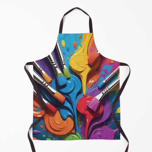 Item preview, Colorful Paintbrushes and Paint Design designed and sold by LemonHorse.