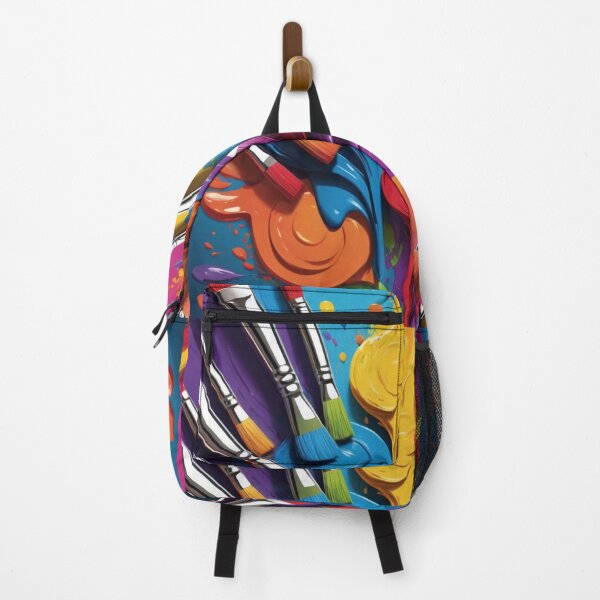 Item preview, Colorful Paintbrushes and Paint Design designed and sold by LemonHorse.