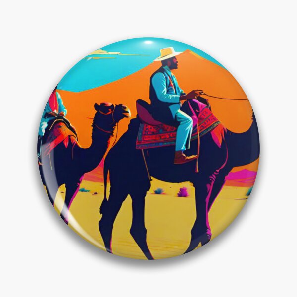 Item preview, Camel Riders Traversing Desert Sands designed and sold by GrizzlyCollective.