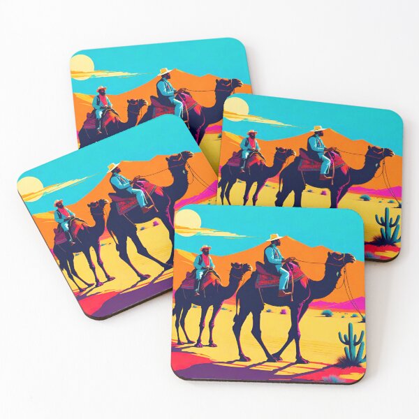 Item preview, Camel Riders Traversing Desert Sands designed and sold by GrizzlyCollective.