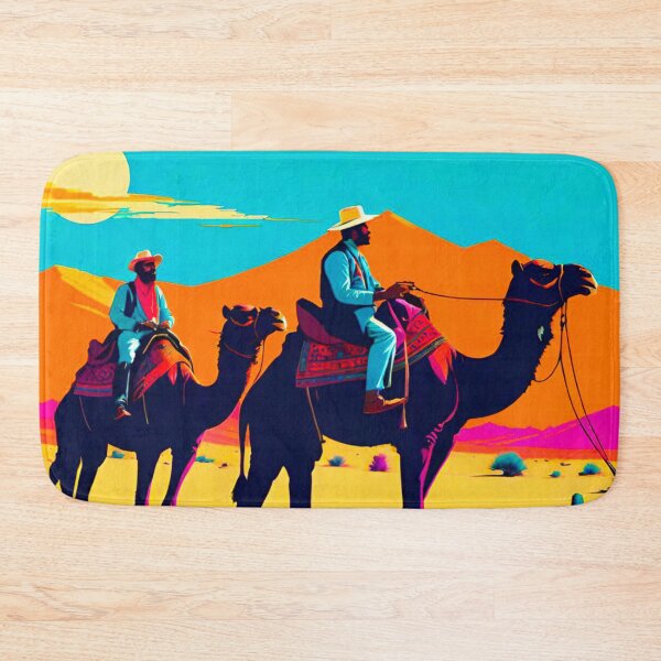 Item preview, Camel Riders Traversing Desert Sands designed and sold by GrizzlyCollective.