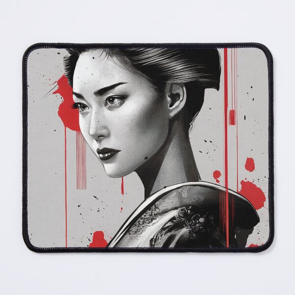 Item preview, Japanese Geisha Warrior Ink designed and sold by karsad.
