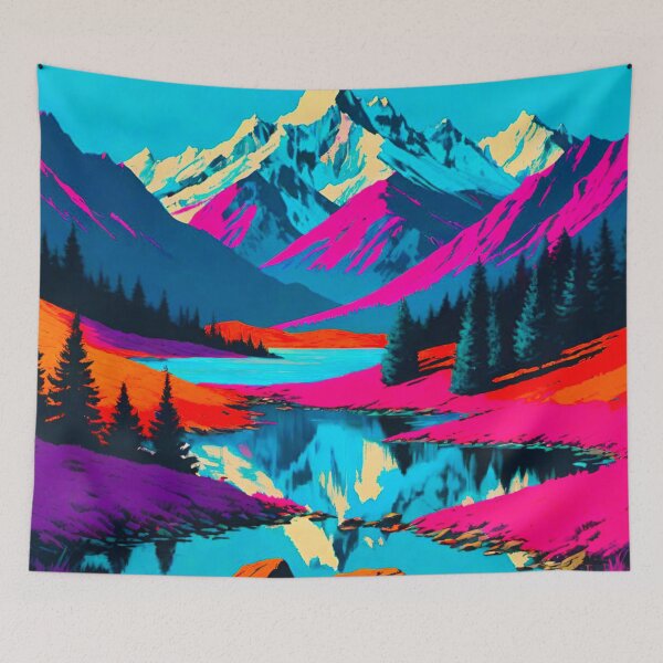 Item preview, Crystal Waters: Mountain Lake Scene designed and sold by GrizzlyCollective.