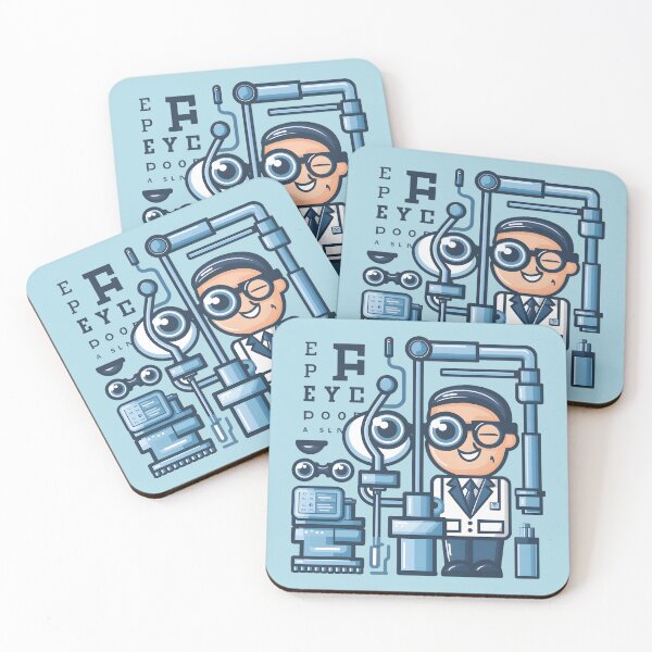 Item preview, ophthalmic technician eye test designed and sold by mood-draftsman.