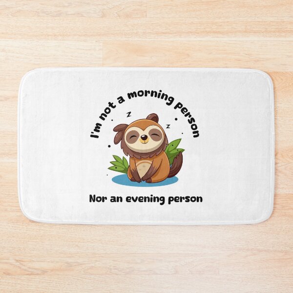 Item preview, I'm not a morning person nor an evening person designed and sold by BelleRiviera.