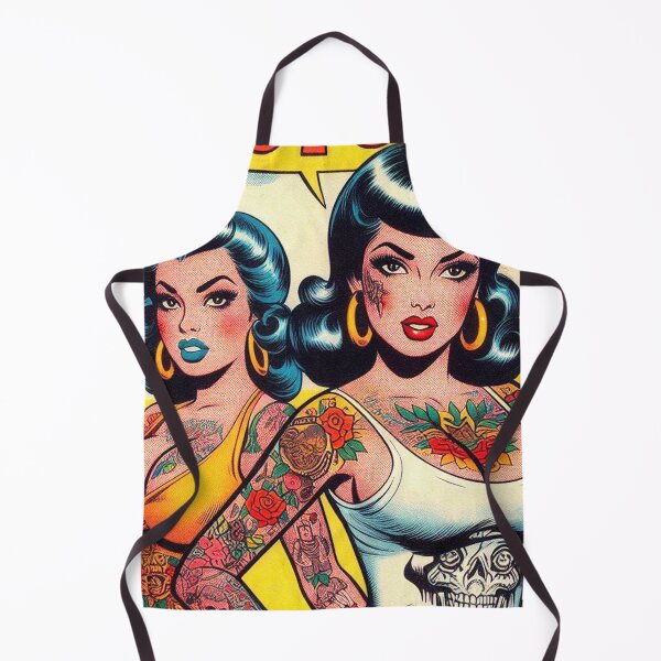 Item preview, Retro Inked Girls designed and sold by PulpVintage.