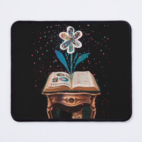Item preview, Open Book with Flowers Book Aesthetic designed and sold by MarcelooArt.
