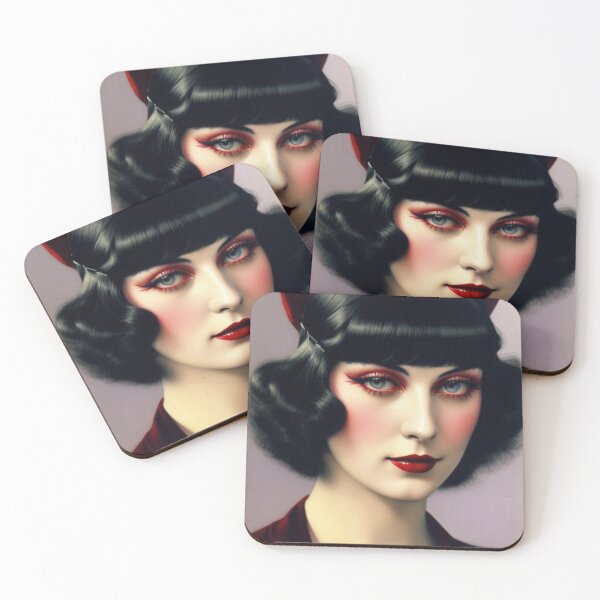 Item preview, 1920's Glam Fashion Lady Art designed and sold by TheDarkWardrobe.