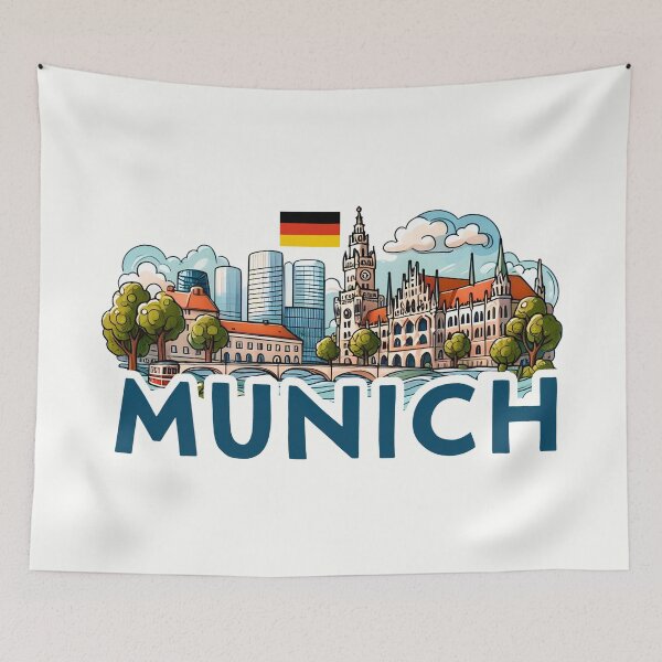 Item preview, Munich Germany  designed and sold by WanderlustCoCo.