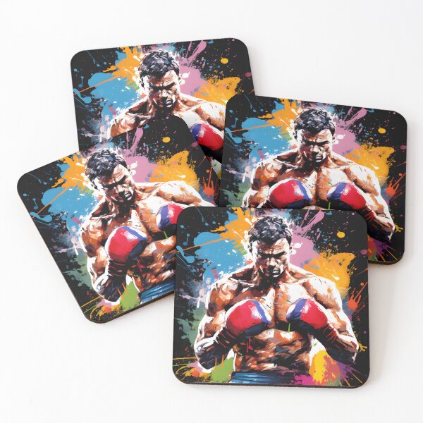 Item preview, Colorful Boxer - Vibrant Abstract Boxing Art designed and sold by Aredbox.