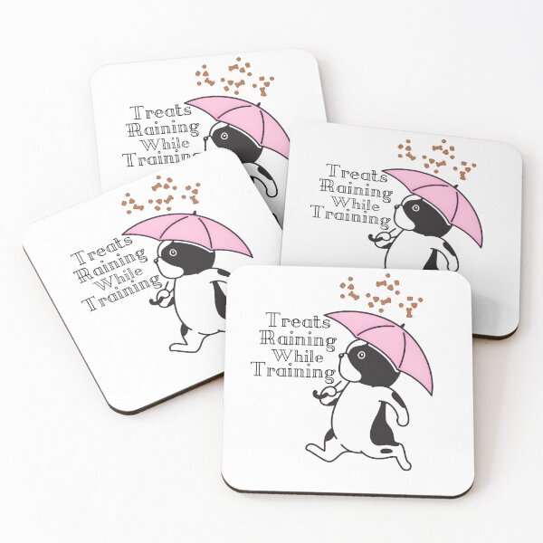 Item preview, Raining Treats Pink designed and sold by Home Run Canine Coaching Merch.