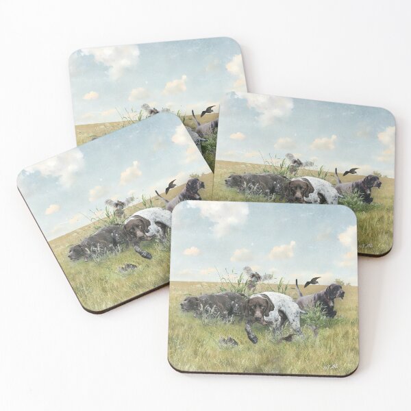 Item preview, Bird Hunting with a German Shorthaired Pointer , GSP Art  designed and sold by TammyHunterArt.