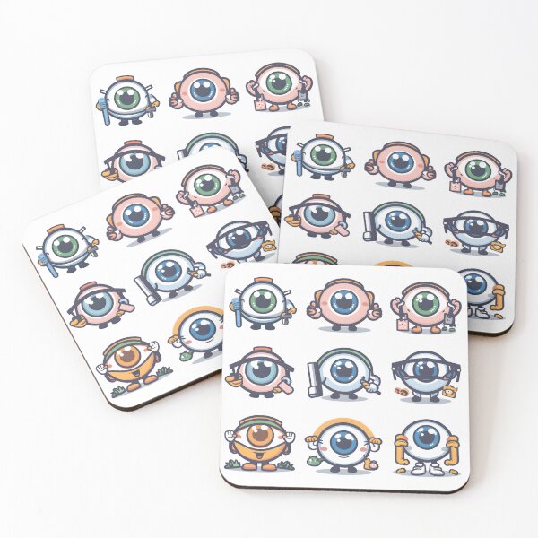 Item preview, ophthalmic technician funny eyes designed and sold by mood-draftsman.