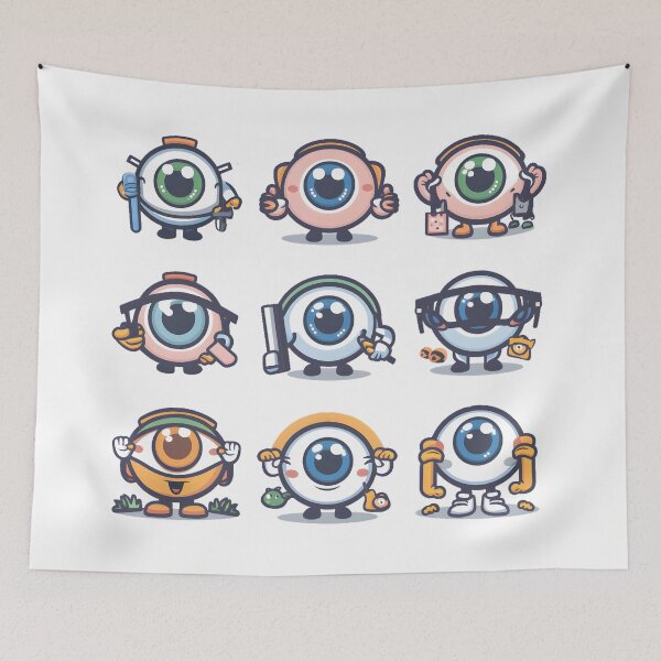 Item preview, ophthalmic technician funny eyes designed and sold by mood-draftsman.
