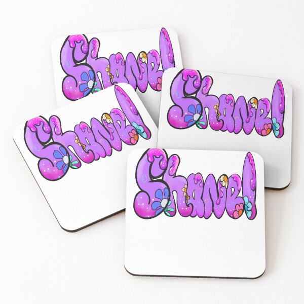 Item preview, Shanel popular girls name woman women’s first name in purple drip calligraphy Shanel designed and sold by Artonmytee.