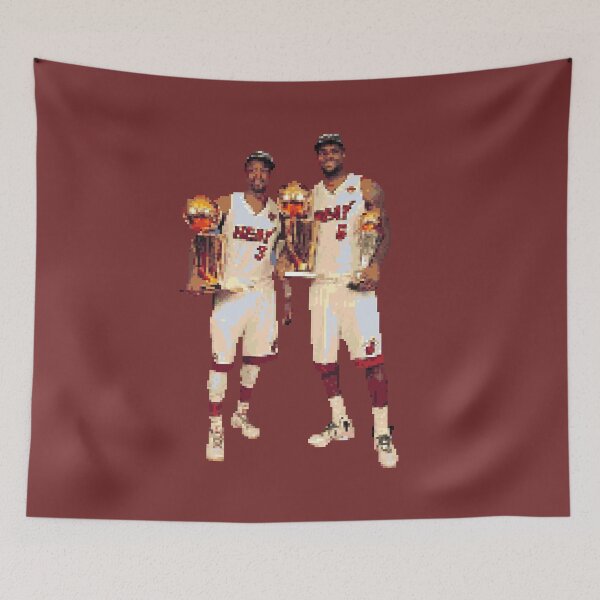 Item preview, Dwyane Wade and Lebron James designed and sold by pixelsports2.