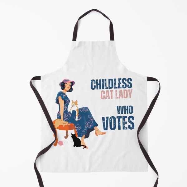 Item preview, Childless Catlady who votes designed and sold by BlesstB.