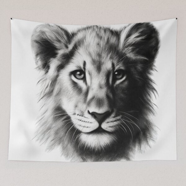 Item preview, young lion designed and sold by FusiTink.