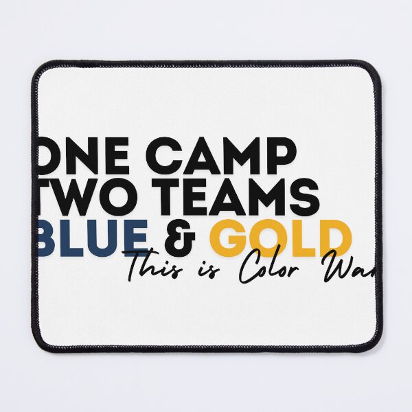 Item preview, This Is Color War - Blue and Gold designed and sold by CampStickerSpot.