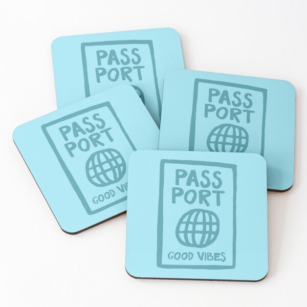 Item preview, Passport Good Vibes Blue 2 designed and sold by amyshira7.