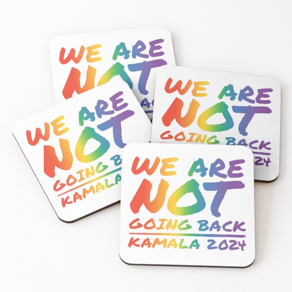 Item preview, We Are Not Going Back - Kamala 2024 Rainbow designed and sold by lilikoicake.