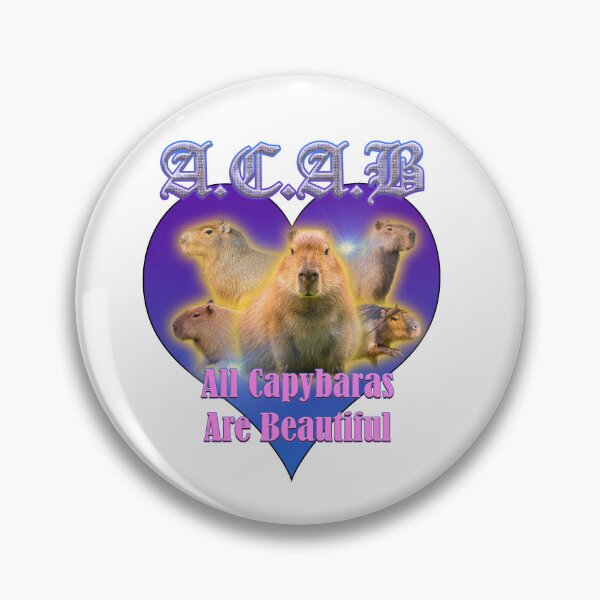 Item preview, ACAB All Capybaras Are Beautiful designed and sold by tilangue.