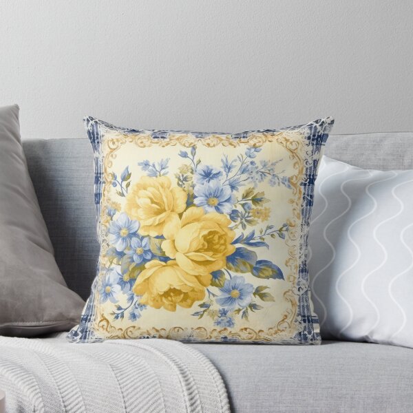 Item preview, Vintage Yellow Rose Country Farmhouse Decorative designed and sold by Kimberly Cleveland Gorner.