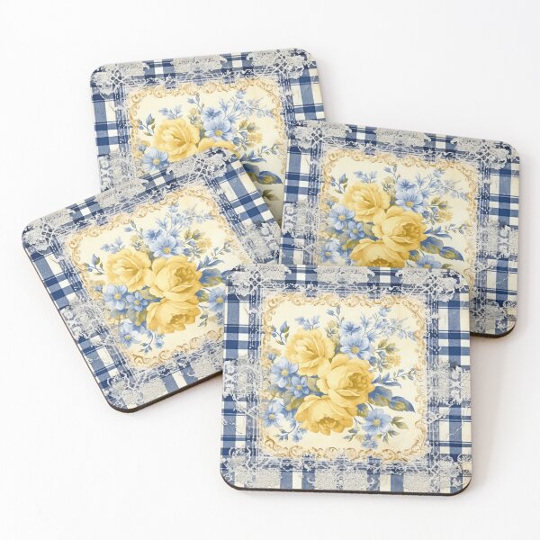 Item preview, Vintage Yellow Rose Country Farmhouse Decorative designed and sold by Kimberly Cleveland Gorner.