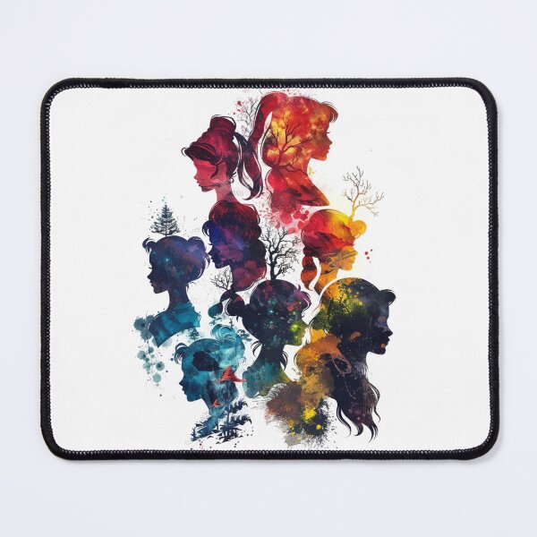 Item preview, Princesses of bright colors with landscape designed and sold by Micapox.