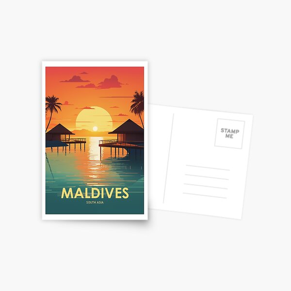 Aperçu de l'œuvre MALDIVES créée et vendue par MarkedArtPrints.