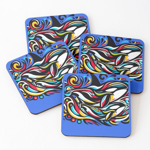 Item preview, Colorful Tribal Style Orca - Save the Whale Edition designed and sold by SandbarTees.