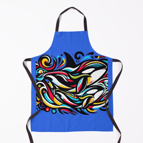 Item preview, Colorful Tribal Style Orca - Save the Whale Edition designed and sold by SandbarTees.