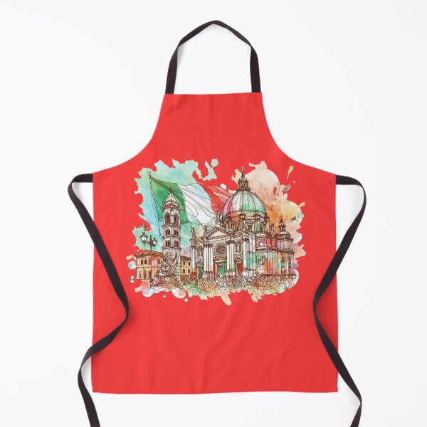Item preview, Italy's Festivals with Italian Flag 3D Sketch, designed and sold by PaintMeWorld.