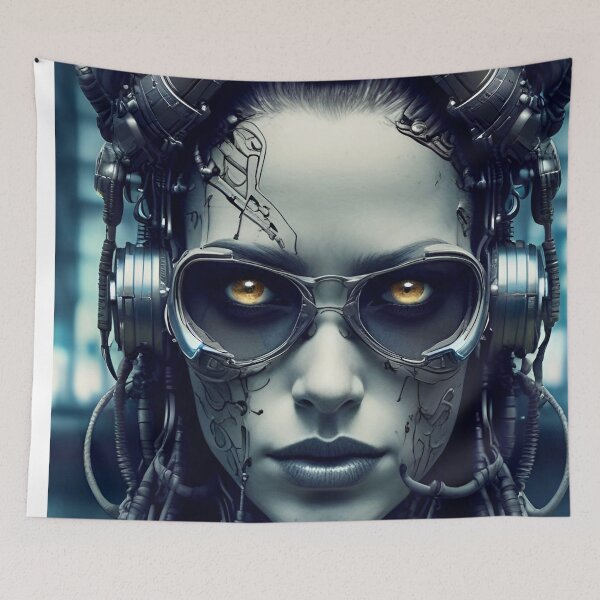 Item preview, Cypher the Net Runner - Sci Fi Art concept designed and sold by Delerat7.