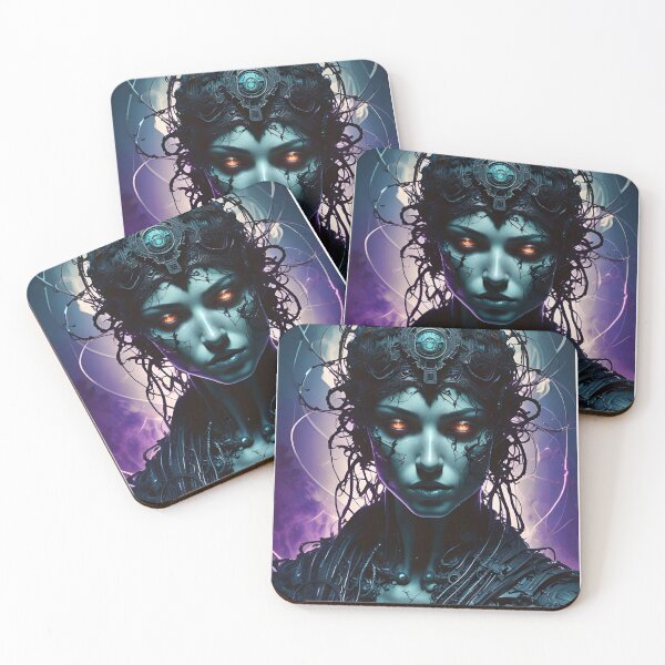 Item preview, Dark Cyber Prophet - Sci Fi Art concept designed and sold by Delerat7.