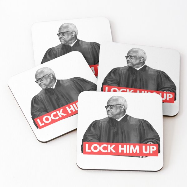 Item preview, Clarence Thomas: Lock Him Up designed and sold by PoliticalShopp.
