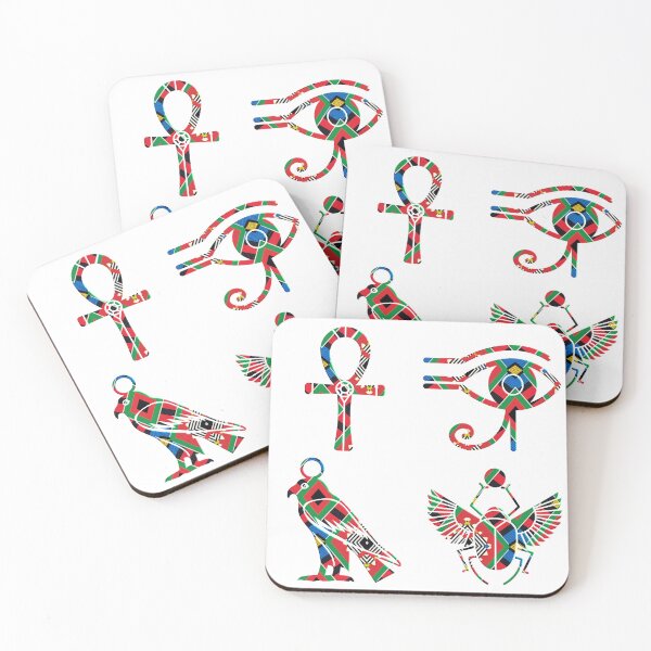 Item preview, Vibrant Egyptian Emblems designed and sold by Yzakreativ.