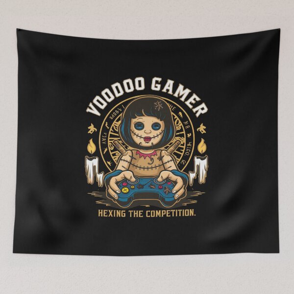 Item preview, voodoo gamer girl designed and sold by COWELLM.