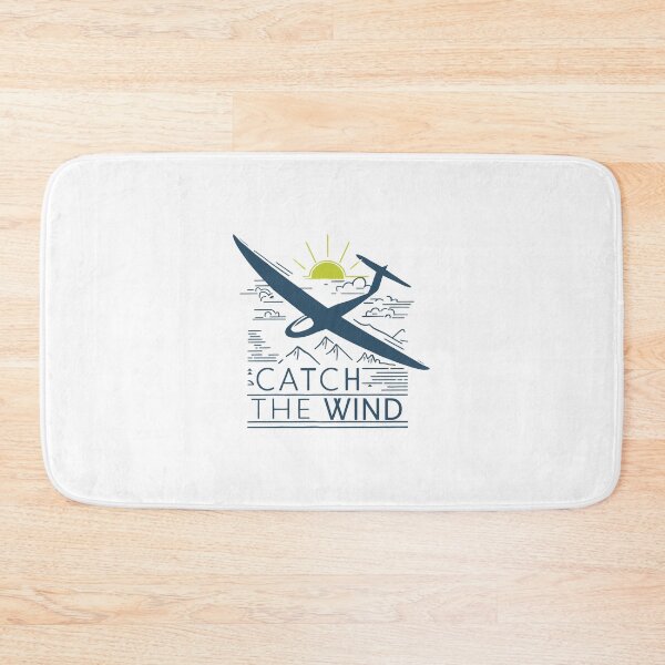 Item preview, CATCH THE WIND Glider Plane Pilot Sailplane Biplane aerial floating soaring designed and sold by These_Prints.