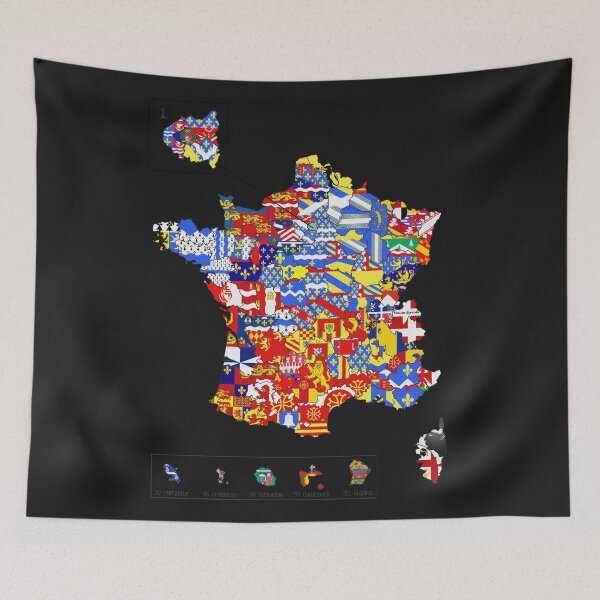 Item preview, French Department Flags designed and sold by Natalie Dowling.