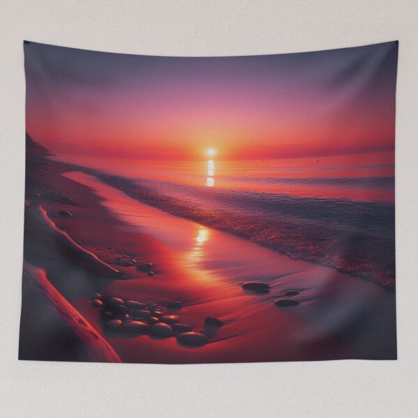 Item preview, Sunset Bliss Beachscape designed and sold by Fashiospice07.