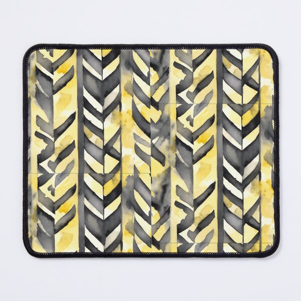 Item preview, Yellow and Black Pattern 11 designed and sold by RivehArt.