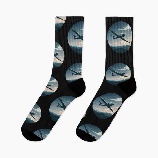 Item preview, FLY FREE Glider Plane Pilot Sailplane aerial floating soaring designed and sold by These_Prints.